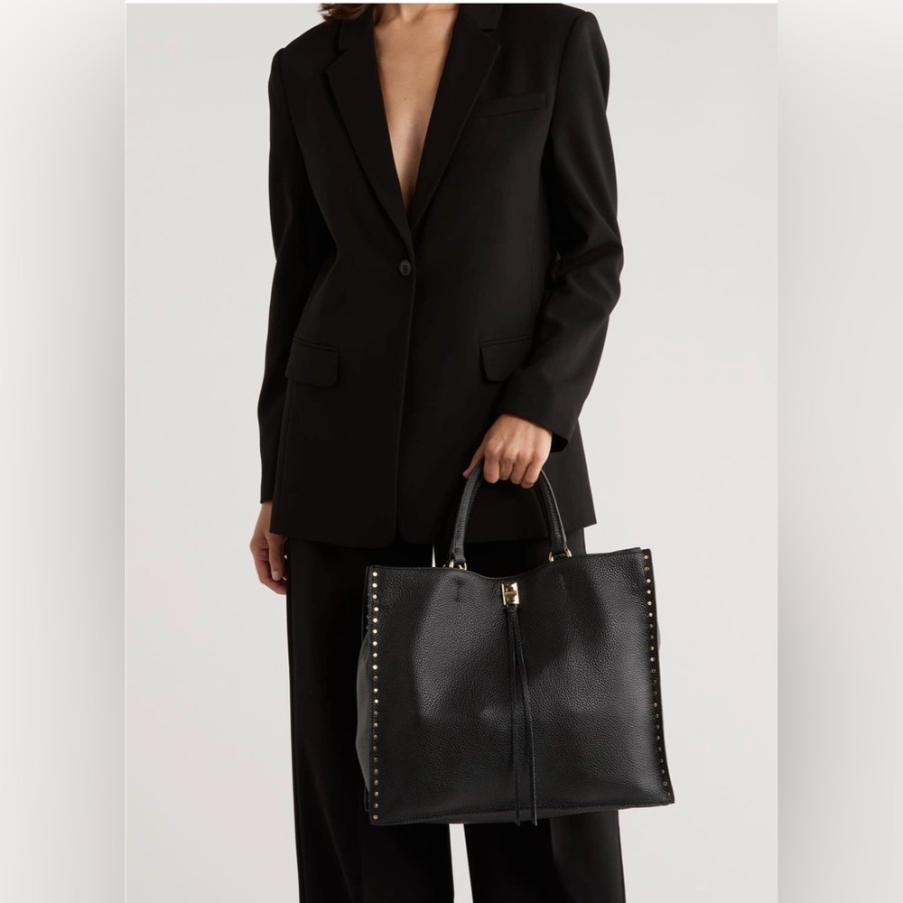 Rebecca Minkoff Black Studded Shoulder Bag